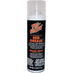 Tri-Flow - 6.25 oz Aerosol Aluminum High Temperature Grease - Brown, High Temperature, 475°F Max Temp, - Exact Tool & Supply