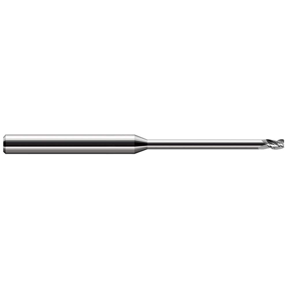 Harvey Tool - Corner Radius & Corner Chamfer End Mills; Mill Diameter (Inch): 3/32 ; Mill Diameter (Decimal Inch): 0.0930 ; End Type: Corner Radius ; Corner Radius (Decimal Inch): 0.0050 ; Number of Flutes: 3 ; Material: Solid Carbide - Exact Tool & Supply