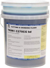 Master Fluid Solutions - Trim C270CG bd, 5 Gal Pail Cutting & Grinding Fluid - Synthetic, For Cutting, Grinding - Exact Tool & Supply