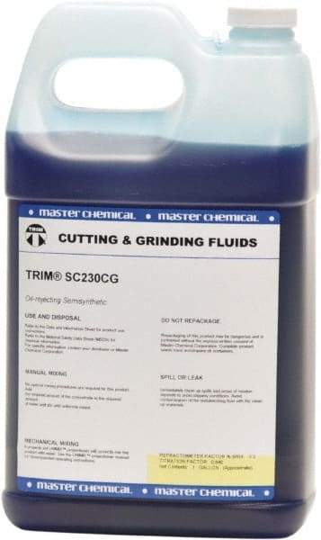 Master Fluid Solutions - 1 Gal Jug Cutting & Grinding Fluid - Semisynthetic - Exact Tool & Supply