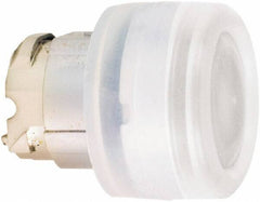 Schneider Electric - 22mm Mount Hole, Flush, Pushbutton Switch Only - Round, White Pushbutton, Nonilluminated, Momentary (MO) - Exact Tool & Supply