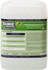 Surge Industrial - 5 Gal Bucket Cleaner/Degreaser - Liquid, Neutral pH, Unscented - Exact Tool & Supply