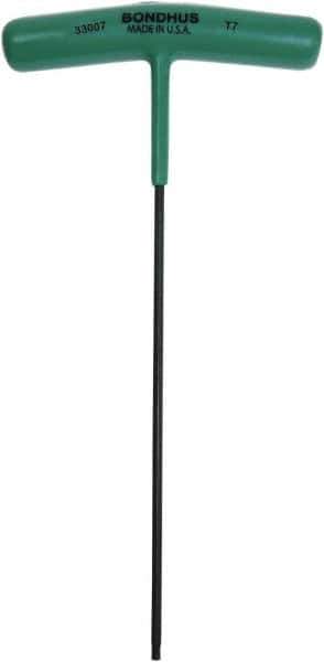 Bondhus - T7 Torx Key - T-Handle Cushion Grip - Exact Tool & Supply