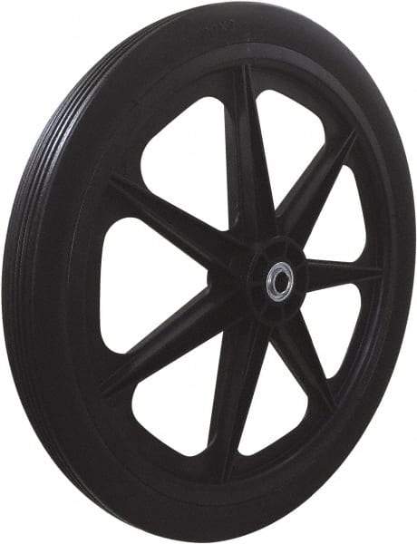 Marathon Industries - 1-27/32" Wide x 20" High x 2" Deep Flat Free Hand Truck Tire - 250 Lb Load Capacity - Exact Tool & Supply