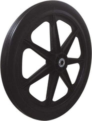 Marathon Industries - 1-27/32" Wide x 20" High x 2" Deep Flat Free Hand Truck Tire - 250 Lb Load Capacity - Exact Tool & Supply