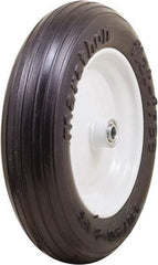 Marathon Industries - 3-13/64" Wide x 13" High x 4" Deep Flat Free Hand Truck Tire - 300 Lb Load Capacity - Exact Tool & Supply