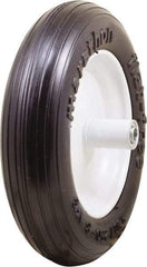 Marathon Industries - 3-13/64" Wide x 13" High x 6" Deep Flat Free Hand Truck Tire - 300 Lb Load Capacity - Exact Tool & Supply
