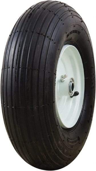 Marathon Industries - 3-45/64" Wide x 13" High x 4" Deep Pneumatic Hand Truck Tire - 300 Lb Load Capacity - Exact Tool & Supply