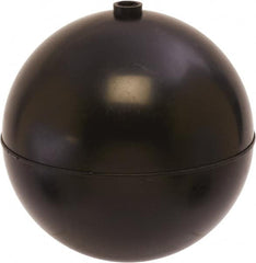 Control Devices - Plastic Floats; Diameter (Inch): 6 ; Thread Size: 1/4-20 ; Maximum Working Pressure (psi): 100 ; Material: Polypropylene ; Material: Polypropylene - Exact Tool & Supply