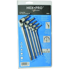SET 5 CHROME HEXPRO WR 3/ - Exact Tool & Supply