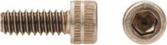 Made in USA - #10-24 UNC Hex Socket Drive, Socket Cap Screw - Grade A-286 Alloy Steel, Passivated Finish, Fully Threaded, 3/4" Length Under Head - Exact Tool & Supply