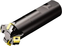 Sandvik Coromant - 1.02" Cut Diam, 1" Arbor Hole, 6.81mm Max Depth of Cut, 30° Indexable Chamfer & Angle Face Mill - 4 Inserts, 495-09T3M-XL Insert, Right Hand Cut, 4 Flutes, Through Coolant, Series CoroMill 495 - Exact Tool & Supply