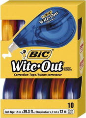 Bic - 1/6" x 472" Correction Tape Non-Refillable - Exact Tool & Supply