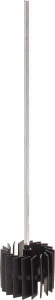 Hyde Tools - Steel & Polypropylene Paint Mixer - 17-1/2" Long, 5/16" Shank Diam, Compatible with 1 to 5 Gal Containers - Exact Tool & Supply