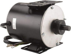 Maxess Climate Control Technologies - 1 hp, Enclosed, Auto Thermal Protection, 1,200 RPM, 120 Volt, 60 Hz, Electric Motor - Size 164 Frame, Horizontal or Vertical Mount, 2 Speed, Ball Bearings - Exact Tool & Supply