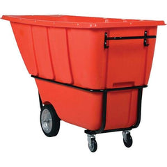 Vestil - 2,100 Lb Load Capacity, Polyethylene Tilt Truck - 32" Wide x 73" Long x 43" High - Exact Tool & Supply
