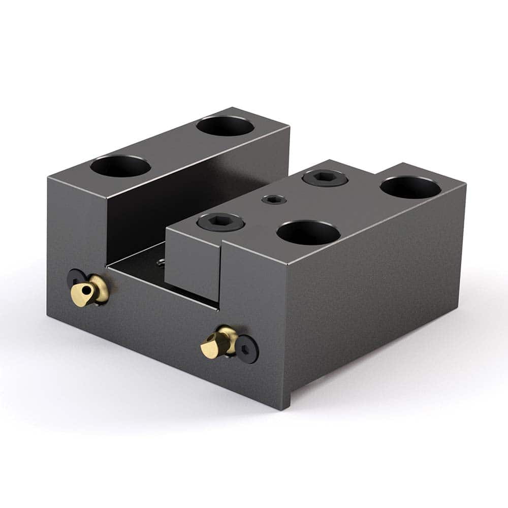 Global CNC Industries - Turret & VDI Tool Holders; Type: Haas OD Facing Block ; Clamping System: 105mm X 70mm ; Tool Axis: OD ; Through Coolant: No ; Outside Diameter (Decimal Inch): 1.2500 ; Additional Information: 4 Mounting Holes - Exact Tool & Supply