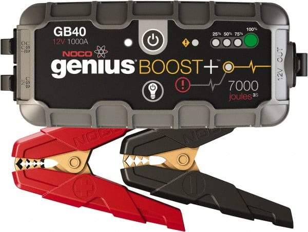 Noco - 12 Volt Jump Starter - 1,000 Amps, 1,000 Starter Amps - Exact Tool & Supply