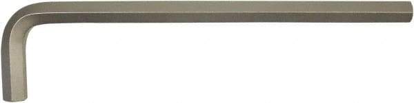 Paramount - 7/16" Hex, Long Arm, Hex Key - 7-1/2" OAL, Protanium High Torque Steel, Inch System of Measurement - Exact Tool & Supply