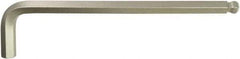 Paramount - 7/16" Hex, Long Arm, Ball End Hex Key - 7-1/2" OAL, Protanium High Torque Steel, Inch System of Measurement - Exact Tool & Supply