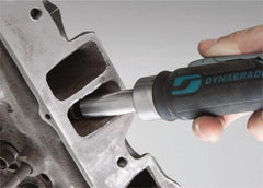 Dynabrade - 1/4" Collet, Straight Handle, Air Straight Die Grinder - 25,000 RPM, Rear Exhaust, 20 CFM, 0.4 hp, 90 psi, 1/4" Inlet - Exact Tool & Supply