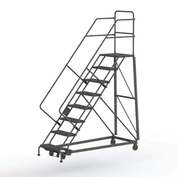 TRI-ARC - Rolling & Wall Mounted Ladders & Platforms Type: Stairway Slope Ladder Style: Rolling Safety Ladder - Exact Tool & Supply