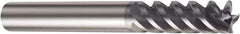 Sandvik Coromant - 7.94mm, 1" LOC, 3/8" Shank Diam, 3-1/2" OAL, 4 Flute, Solid Carbide Square End Mill - Single End, TiAlN Finish, Helical Flute, 50° Helix, Centercutting, Right Hand Cut, Right Hand Flute, Series CoroMill Plura - Exact Tool & Supply