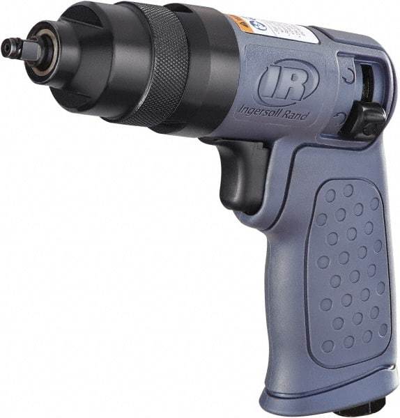Ingersoll-Rand - 1/4" Drive, 14,500 RPM, 55 Ft/Lb Torque Impact Wrench - Pistol Grip Handle, 3,650 IPM, 13 CFM, 90 psi, 1/4" NPTF Inlet - Exact Tool & Supply