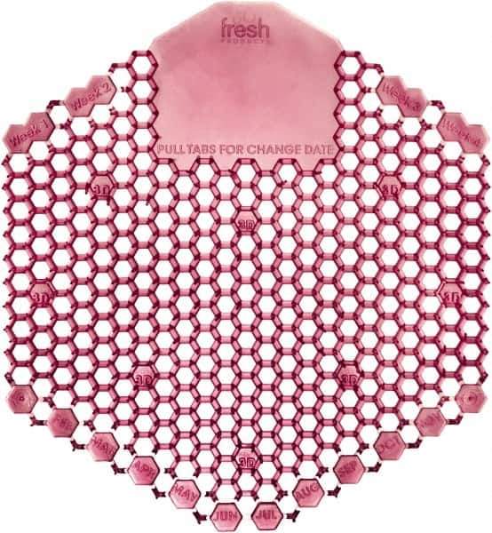 PRO-SOURCE - Urinal Screen - Red, Spiced Apple Scented - Exact Tool & Supply