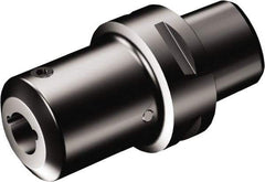 Sandvik Coromant - C4;7 System Size, Modular Tool Holding System Adapter - 47mm Projection, 63/64" Body Diam, 71mm OAL, Through Coolant - Exact Tool & Supply