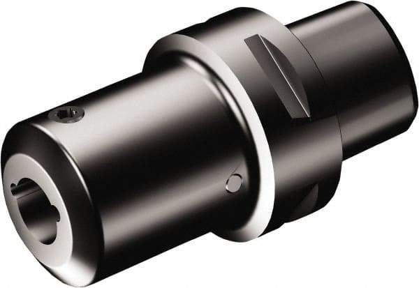 Sandvik Coromant - C6; 6, Modular Tool Holding System Adapter - 95mm Projection, 23.5mm Body Diameter, 133mm Overall Length, Through Coolant - Exact Tool & Supply