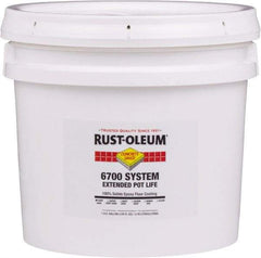 Rust-Oleum - 2 Gal Pail Super Light Gray Epoxy Floor Coating - 100 Sq Ft/Gal Coverage, <100 g/L g/L VOC Content, Low Odor & Low VOC - Exact Tool & Supply