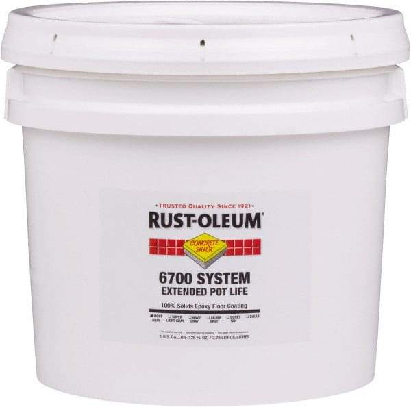 Rust-Oleum - 1 Gal Clear Epoxy Floor Coating - Low Odor & Low VOC - Exact Tool & Supply