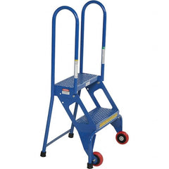 Vestil - 42-5/16" High 350 Lb Capacity 2 Step Foldup - Exact Tool & Supply