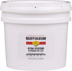 Rust-Oleum - 2 Gal Pail Navy Gray Epoxy Floor Coating - 100 Sq Ft/Gal Coverage, <100 g/L g/L VOC Content, Low Odor & Low VOC - Exact Tool & Supply