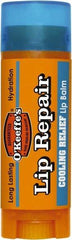 O'Keeffe's - 0.15 oz Moisturizing Cooling Relief Lip Balm - Comes in Tube, Fragrance Free - Exact Tool & Supply