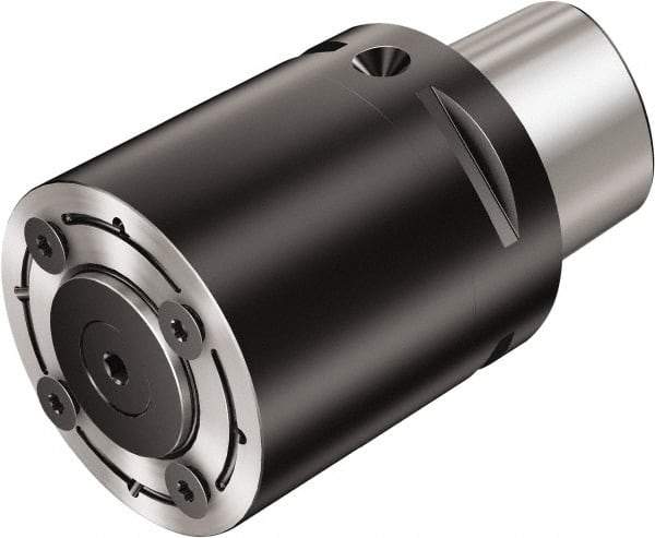 Sandvik Coromant - C3;X10 System Size, Modular Tool Holding System Adapter - 40mm Projection, 32mm Body Diam, 61.4mm OAL, Through Coolant - Exact Tool & Supply
