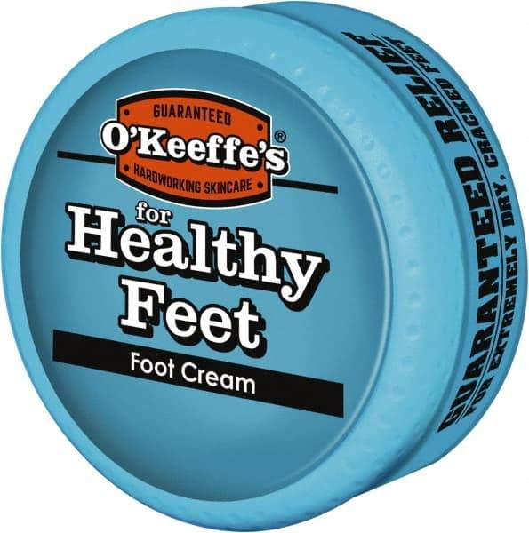 O'Keeffe's - 3.2 oz Moisturizing Foot Cream - Comes in Jar, Fragrance Free - Exact Tool & Supply