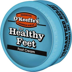 O'Keeffe's - 3.2 oz Moisturizing Foot Cream - Comes in Jar, Fragrance Free - Exact Tool & Supply