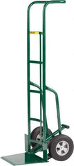 Little Giant - 800 Lb Capacity 60" OAH Hand Truck - Continuous Handle, Steel, Solid Rubber Wheels - Exact Tool & Supply
