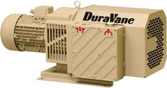 DEKKER Vacuum Technologies - 5 hp Rotary Vane Vaccum Pump - 208 to 230/460 Volts, 56 CFM, Three Phase, 28.03" Long x 14.28" Wide x 14.78" High, Oil Free - Exact Tool & Supply