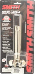 Miller-Smith - 3/16 to 6 Inch Cutting, 7 Inch Long, Medium Duty Torch Handle - Any Fuel Gas and Oxygen, 3/8 Inch Thick, Tip Number MC, MW, MT Series - Exact Tool & Supply