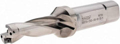 Iscar - 2.2" Max Drill Depth, 3xD, 47/64" Diam, Indexable Insert Drill - 1" Shank Diam, Straight Shank - Exact Tool & Supply
