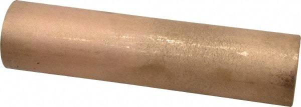 Made in USA - 1-1/2 Inch Outside Diameter x 6-1/2 Inch Long, Bronze Round Tube - 1 Inch Inside Diameter, Alloy SAE 841 Oil Impregnated Bronze, 2 Lb. Shipping Weight - Exact Tool & Supply