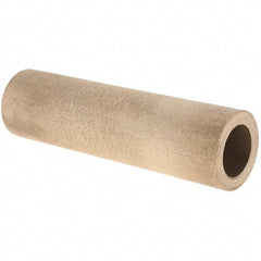 Made in USA - 1-3/4 Inch Outside Diameter x 6-1/2 Inch Long, Bronze Round Tube - 1-1/4 Inch Inside Diameter, Alloy SAE 841 Oil Impregnated Bronze, 3 Lb. Shipping Weight - Exact Tool & Supply