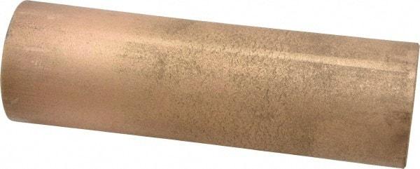Made in USA - 2 Inch Outside Diameter x 6-1/2 Inch Long, Bronze Round Tube - 1-1/2 Inch Inside Diameter, Alloy SAE 841 Oil Impregnated Bronze, 3 Lb. Shipping Weight - Exact Tool & Supply