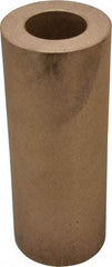 Made in USA - 2-1/2 Inch Outside Diameter x 6-1/2 Inch Long, Bronze Round Tube - 1-1/2 Inch Inside Diameter, Alloy SAE 841 Oil Impregnated Bronze, 6 Lb. Shipping Weight - Exact Tool & Supply