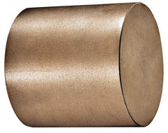 Made in USA - 7/8 Inch Diameter x 6-1/2 Inch Long, Oil Impregnated Bronze Round Rod - Alloy SAE 841 - Exact Tool & Supply