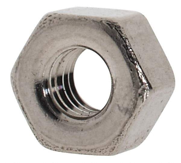 Value Collection - M3x0.50 Metric Coarse Stainless Steel Right Hand Heavy Hex Nut - 5.5mm Across Flats, 3mm High, Uncoated - Exact Tool & Supply