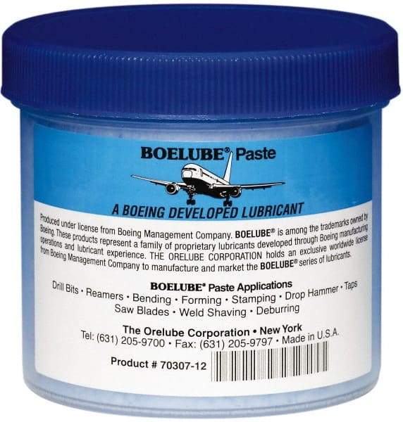 Boelube - 12 oz Jar Lubricant - Blue, -20°F Max - Exact Tool & Supply